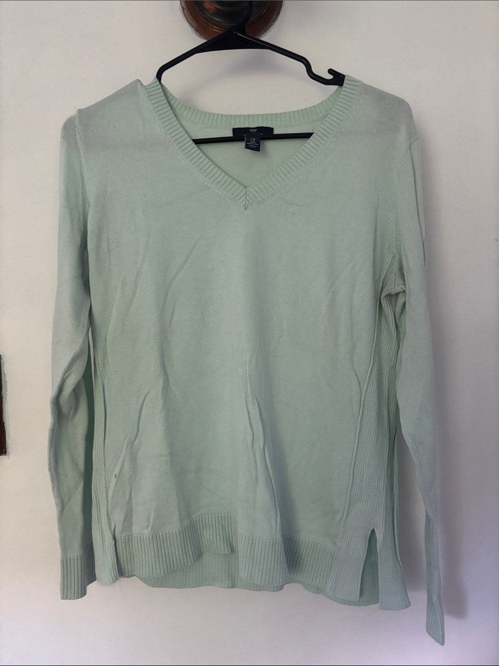 GAP Mint Green V-Neck Sweater